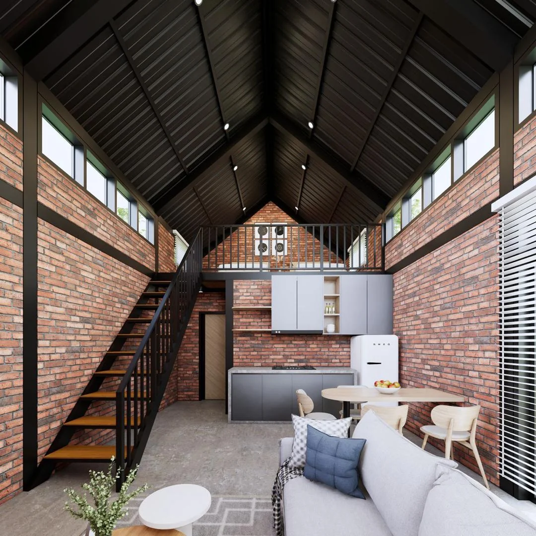 3D Interior Susun Atur Terbuka
